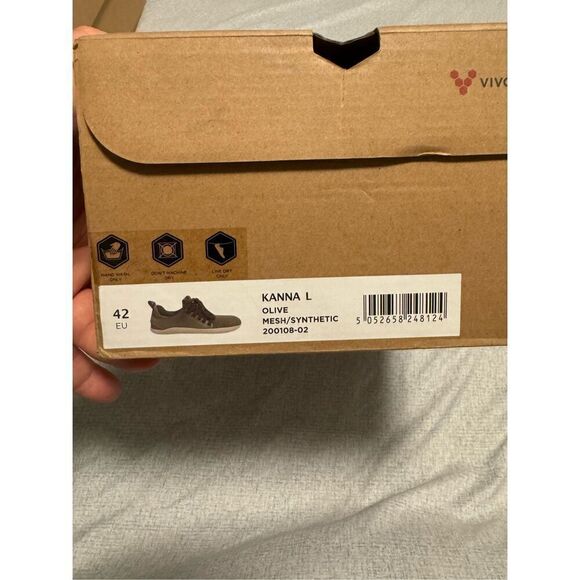 VivoBarefoot size 42 10.5 women’s Kanna L olive mesh synthetic barefoot olive gr - Picture 8 of 14